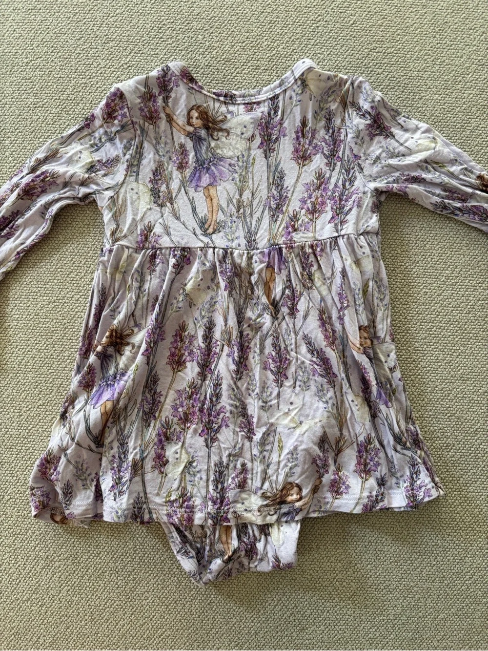 Posh Peanut x Flower Fairies Limited Edition Bodysuit Twirl Dress 12-18 Months